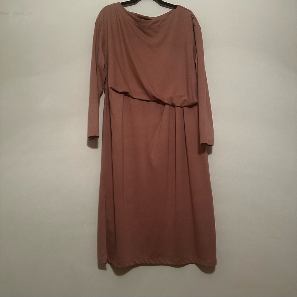 Prologue Pink Longsleeve Midi Dress